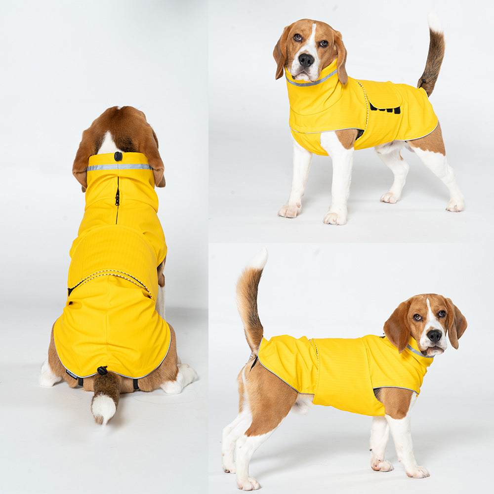 Veste de puffer pour animaux imperméable et imperméable à la poussière imperméable à l'eau pour chiens