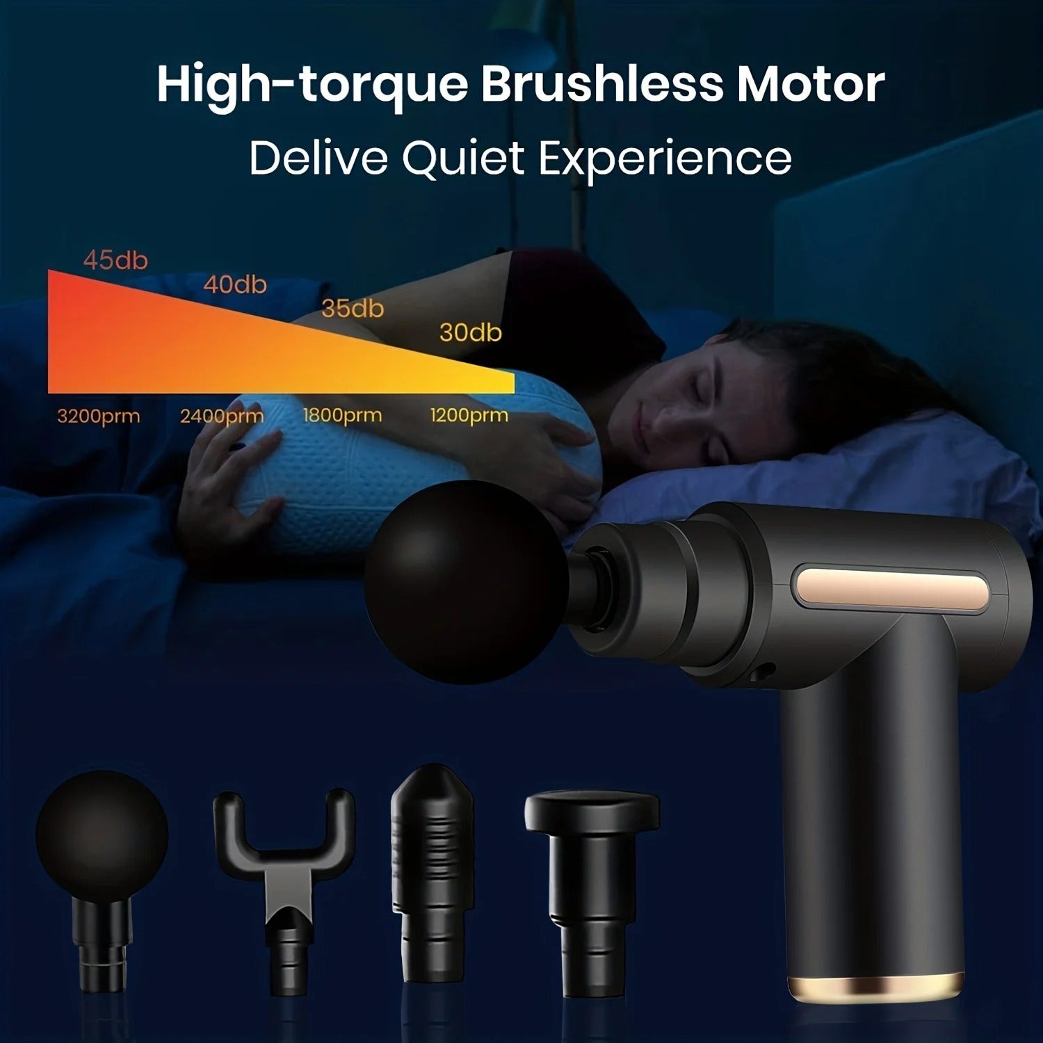 Gun de massage pour la relaxation musculaire profonde
