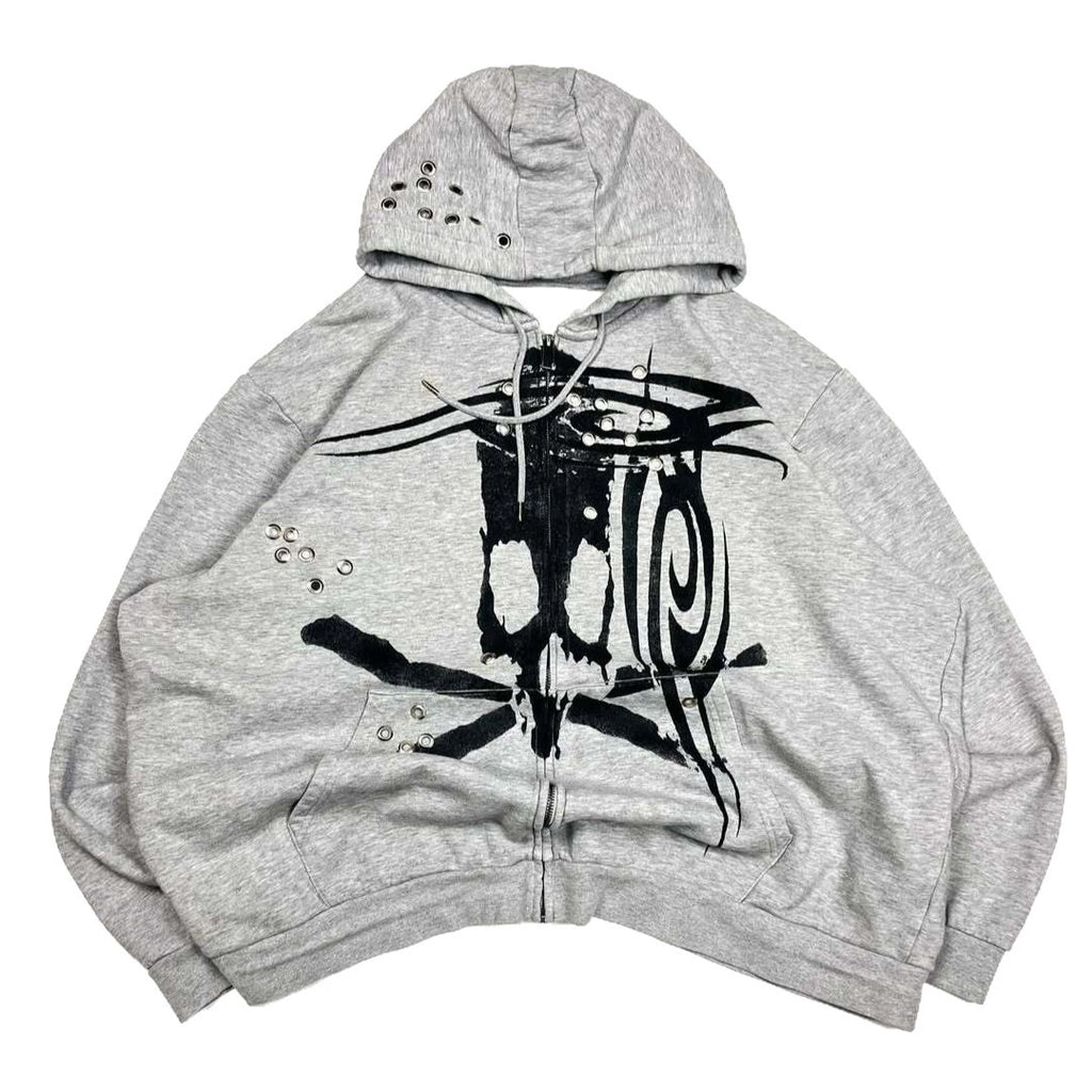 Veste à capuche punk sombre style Instagram-inspiration Hoodie