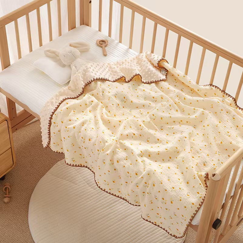 Type A Pure Cotton Gauze Doux Couverture bébé pour nouveau-nés et nourrissons