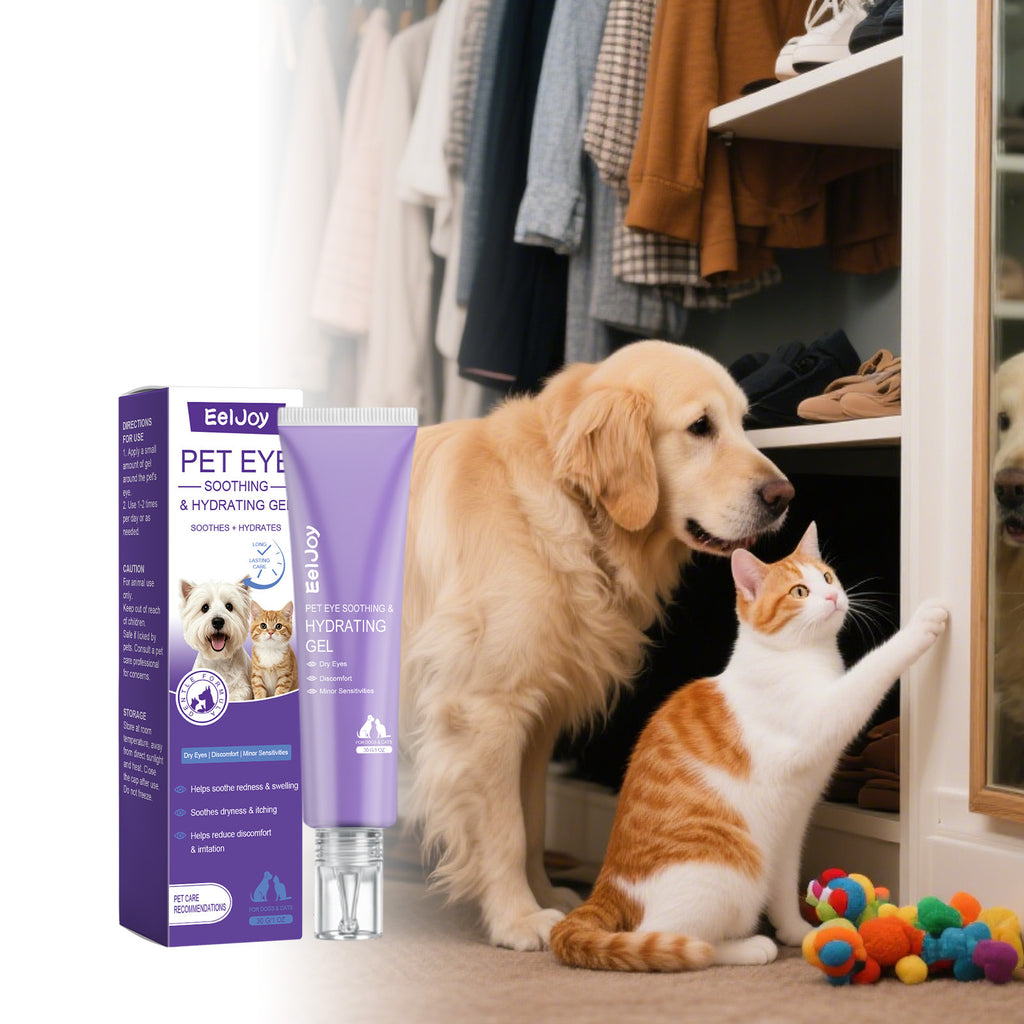 Gel hydratant pour les yeux d'animal