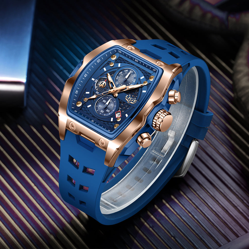 Fashion Casual Exercise Montre Quartz Homme