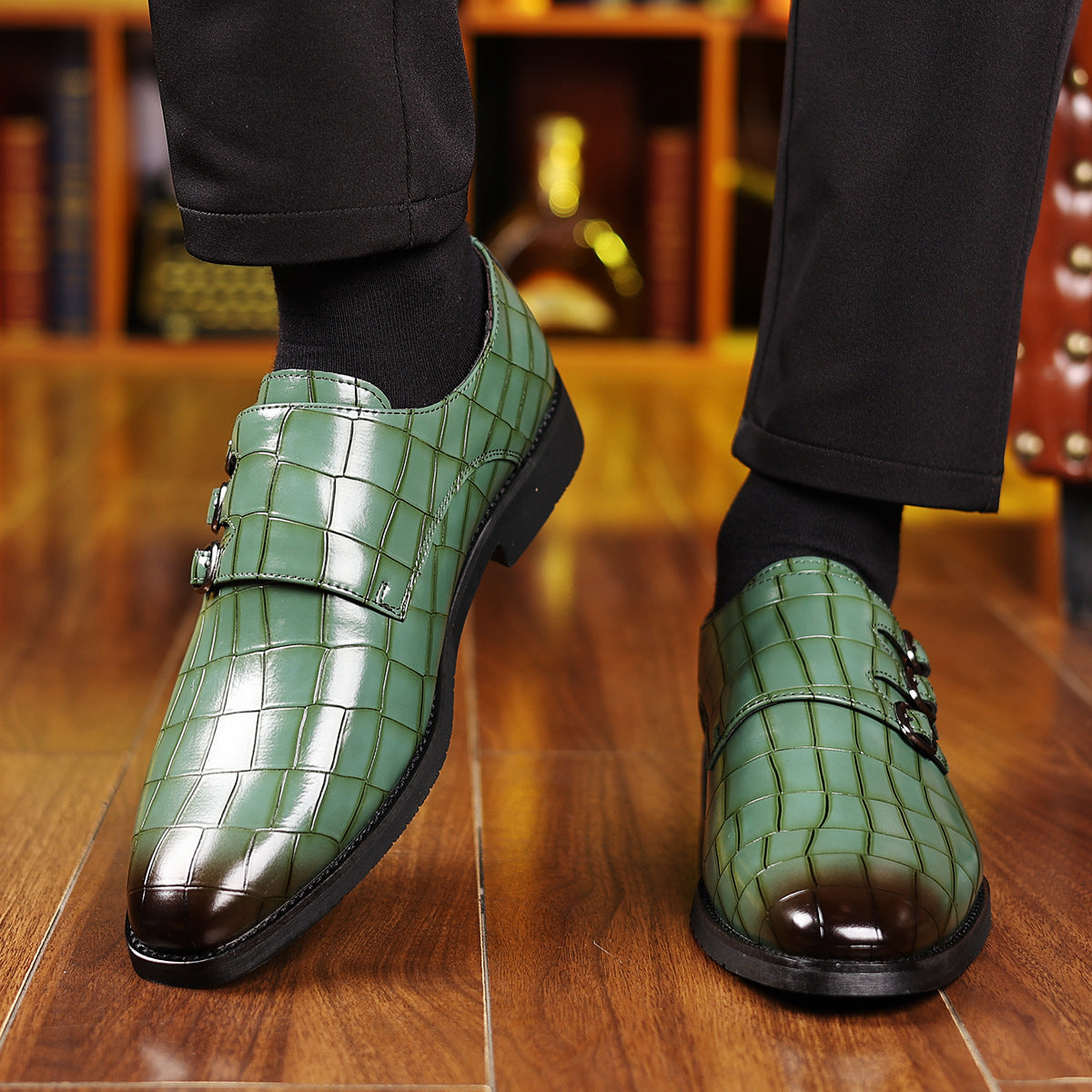 Chaussures Utilitaires de travail pour hommes Chaussures en cuir à pointe pointue