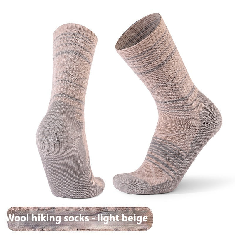 Chaussettes de sport chaudes en laine pour hommes et femmes