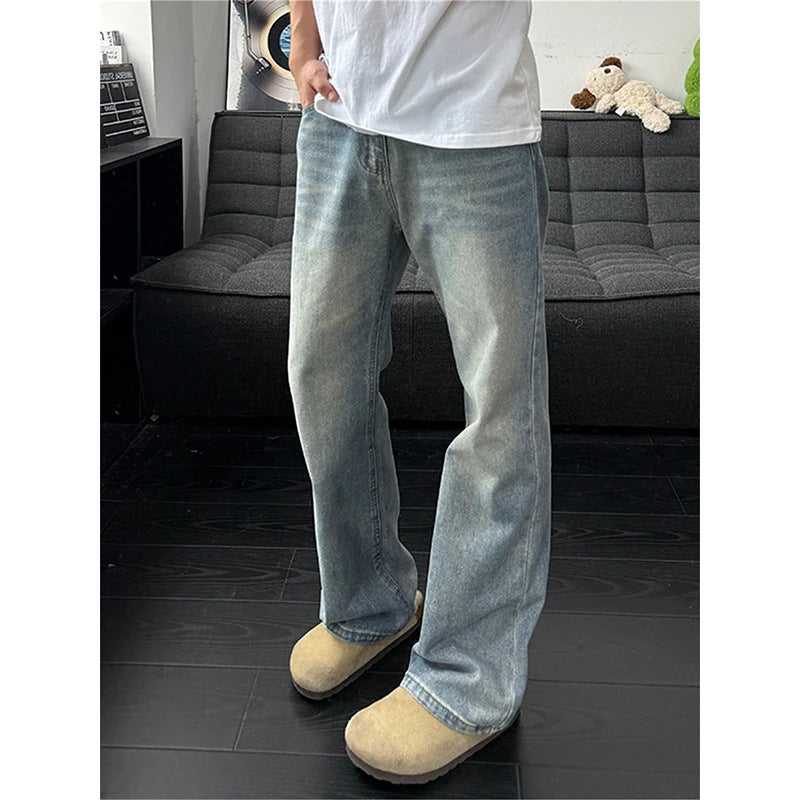 Jeans à taille haute Vintage Blue Bootcut
