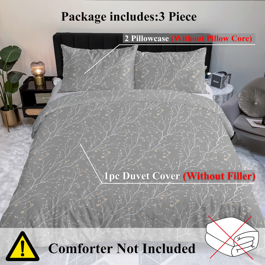 Grey bed set