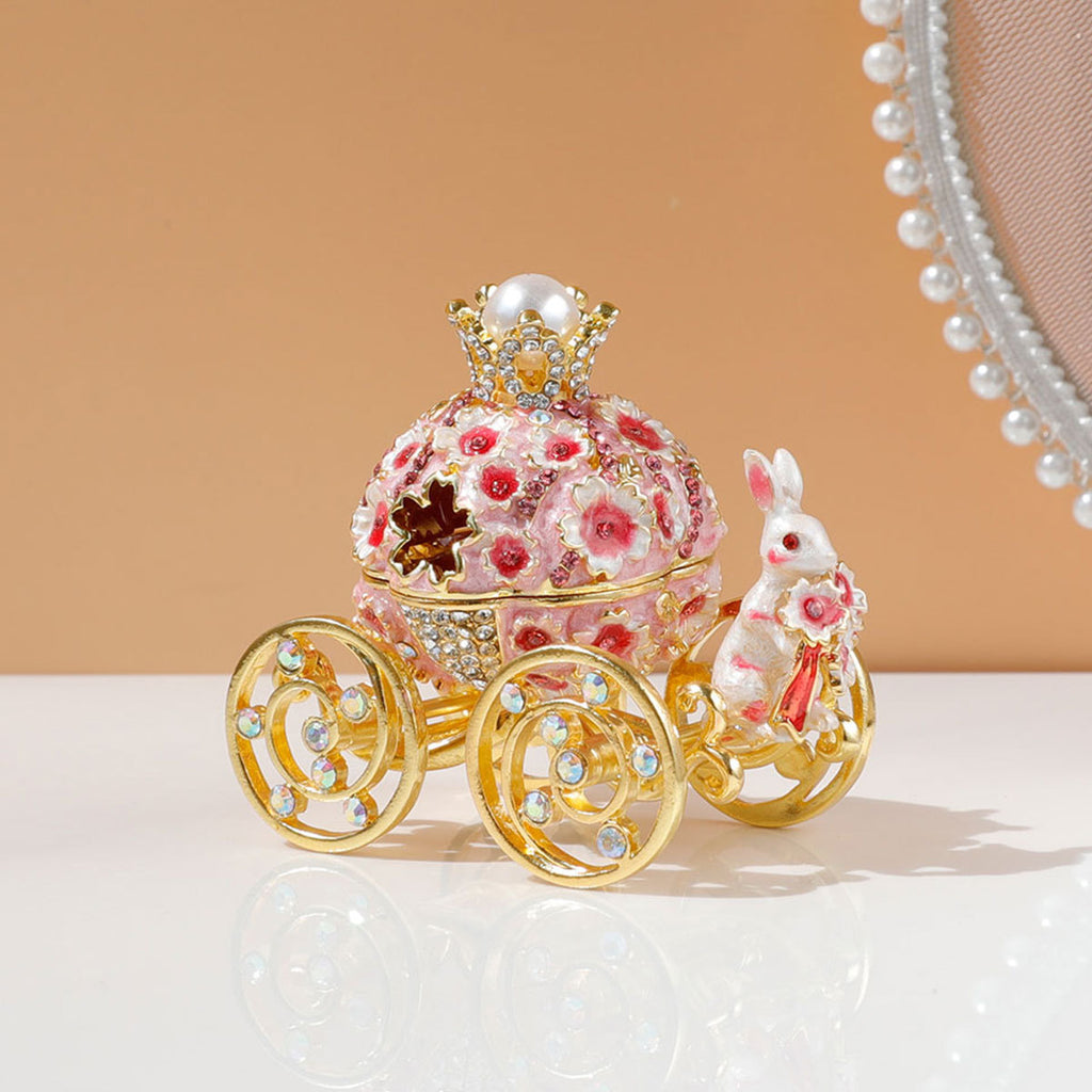 Cherry Storage Box and Rabbit Ornament