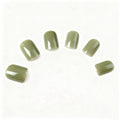 Faux ongles de haricots verts simples pour les femmes