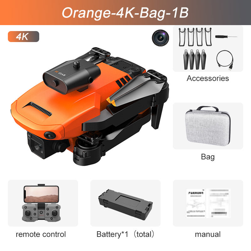 4K Photographie aérienne à haute définition Aéronefs Prévention des obstacles Télécommande