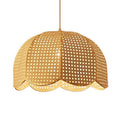 Lampe de pendentif moderne minimaliste Creative Rattan