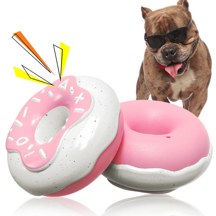 Jouet de chien de donut de nettoyage de dents molaires