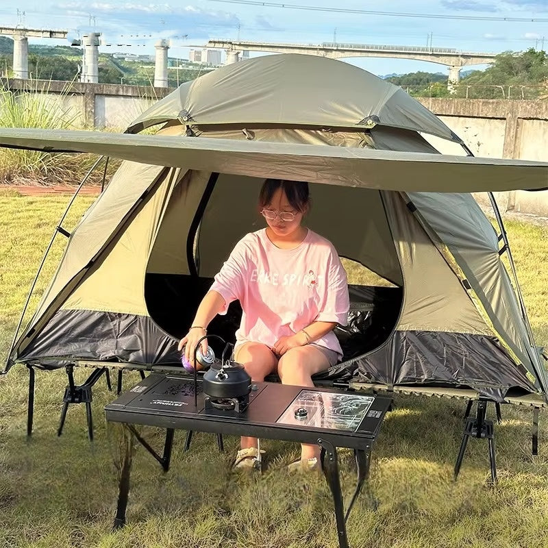 Tente de camping portable simple personne