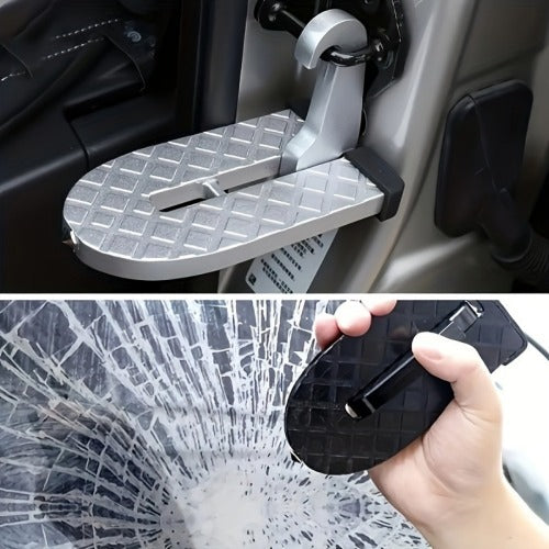 Porte de voiture pliable Rack pliable Étape de la porte de voiture Étape multifonction universelle crochet pied pédale Al
