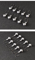 Reinforced Jig Hooks 10 Pcs Primary Color Lure Fishhooks