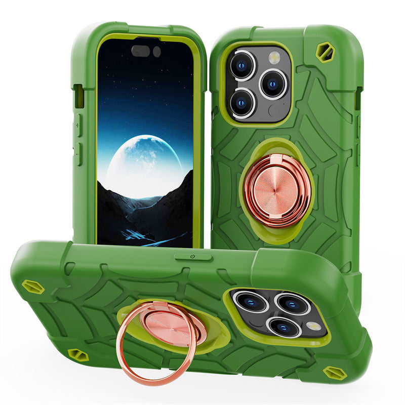 Cartoon Ring Stand All-in-One PC Protective Case