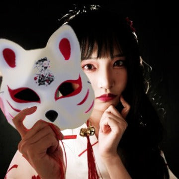Masque de demi-face Anime de style japonais