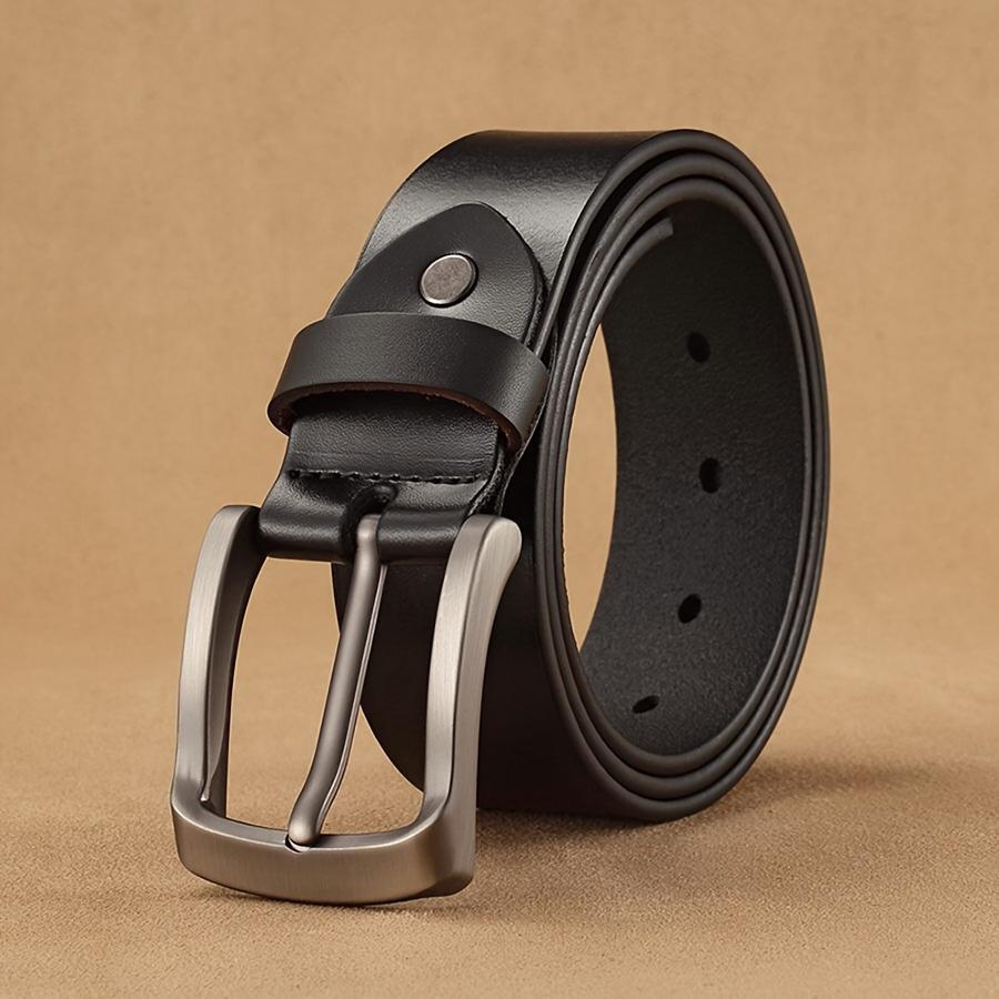 Ceinture en cuir retro-épingle pour hommes