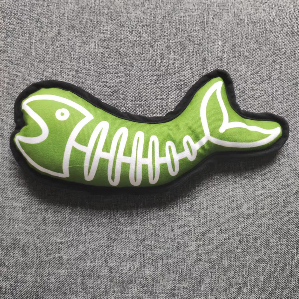 Halloween Pet Cat Sound Toy Dinosaur Fishbone Soulagement Boredom Molar Longue Durée