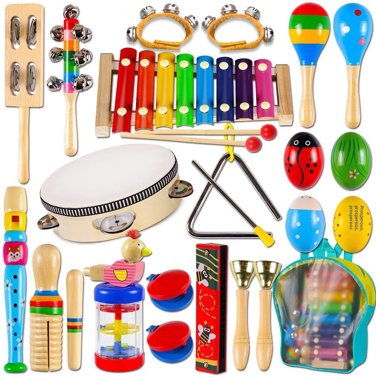 Orff Instrument Set Kids Percussion Toy