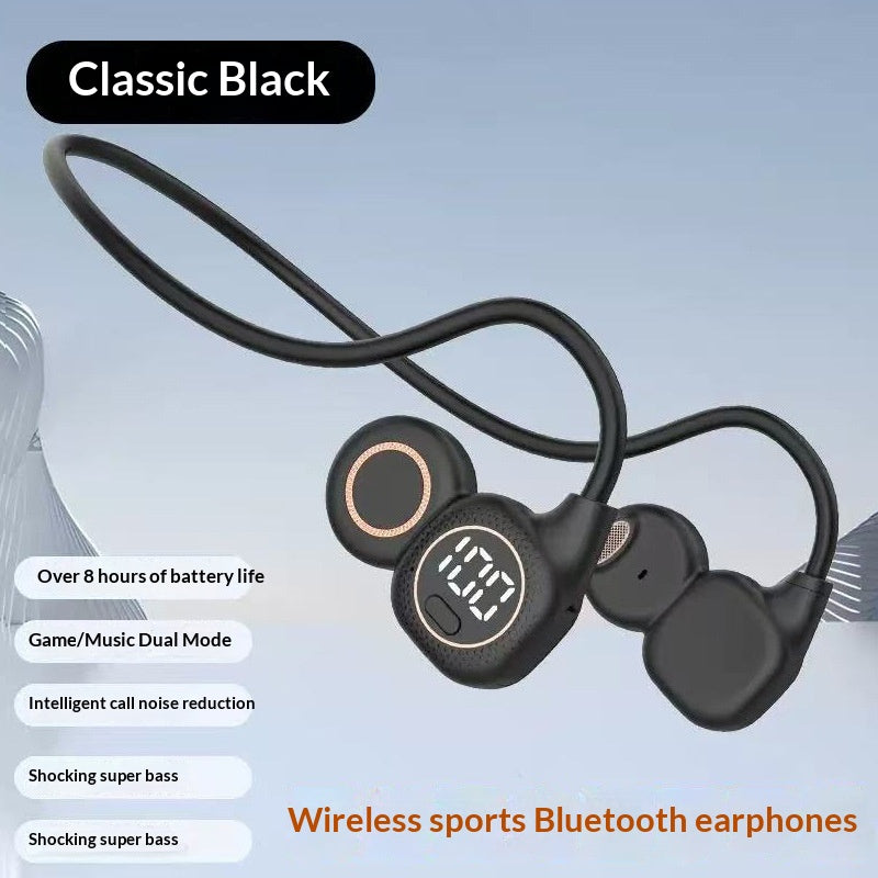 Sports Waterproof Casque Bluetooth à affichage numérique