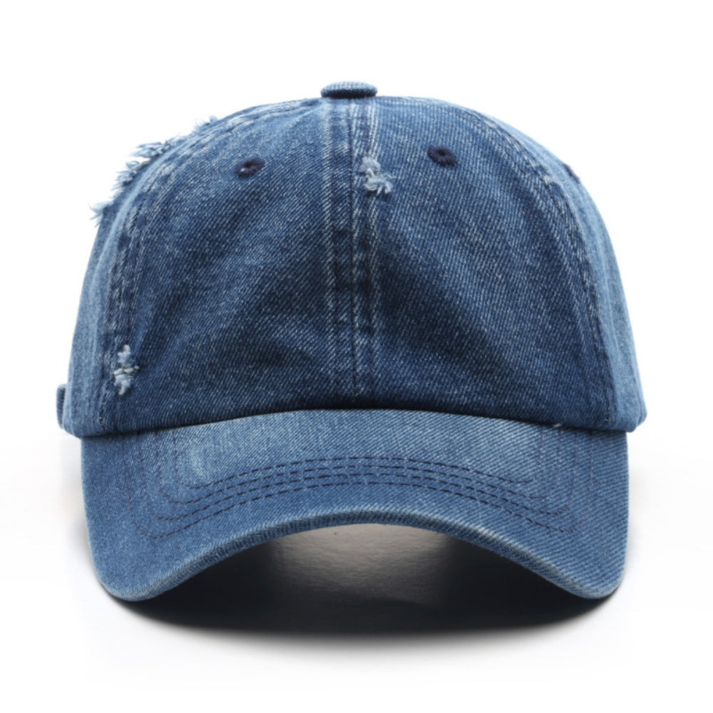 Hommes et femmes Lavés Holey Fashion Trend Casquettes de baseball adaptées à l'extérieur et St