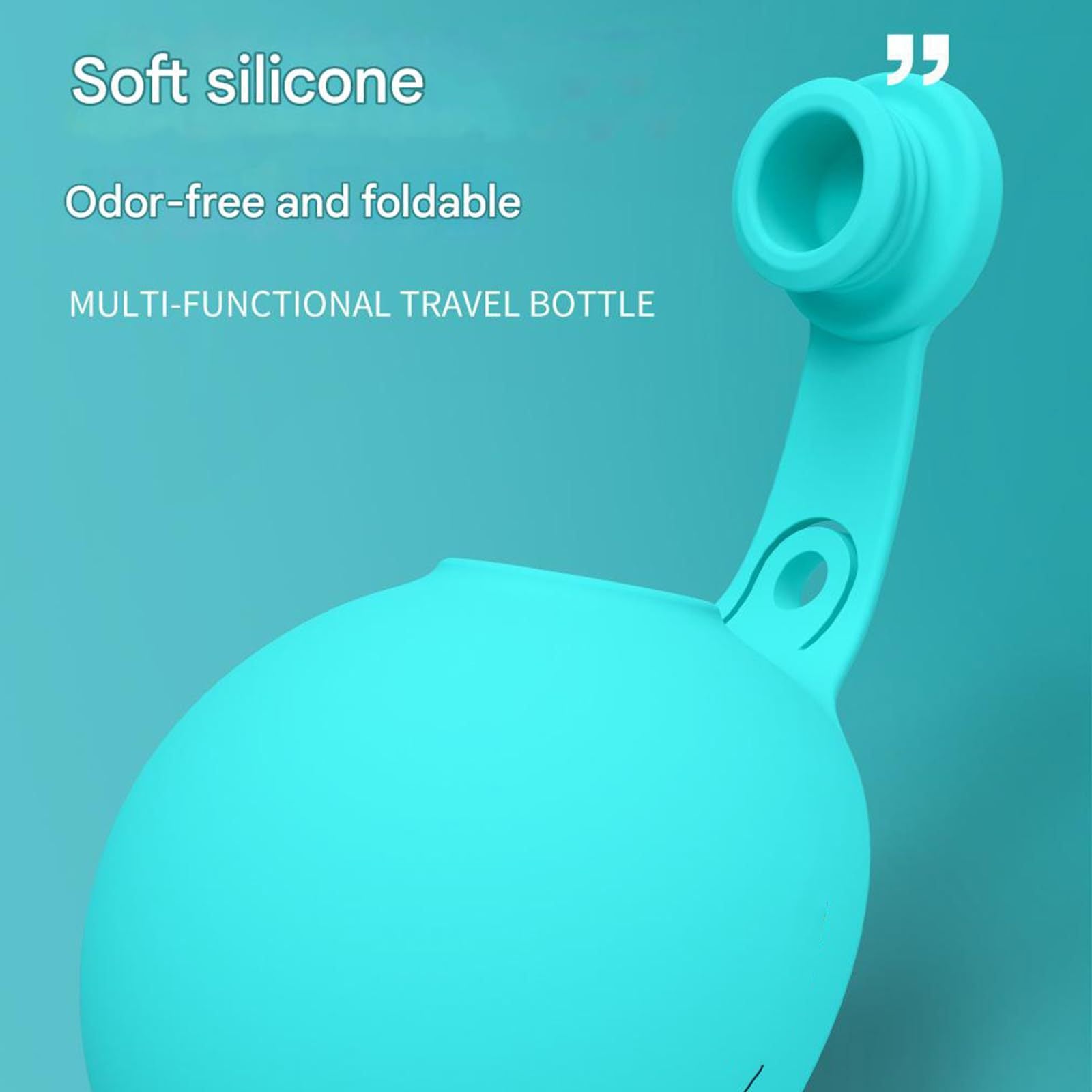 Bouteille d'eau en silicone pliante en acier inoxydable 304 extérieur