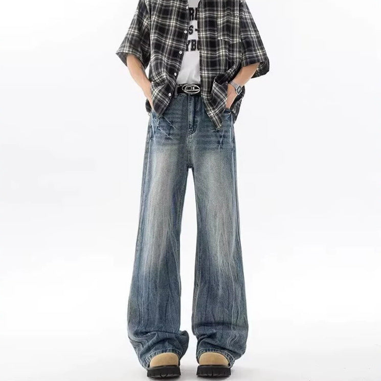 Pantalon casual pour hommes en crack électrique
