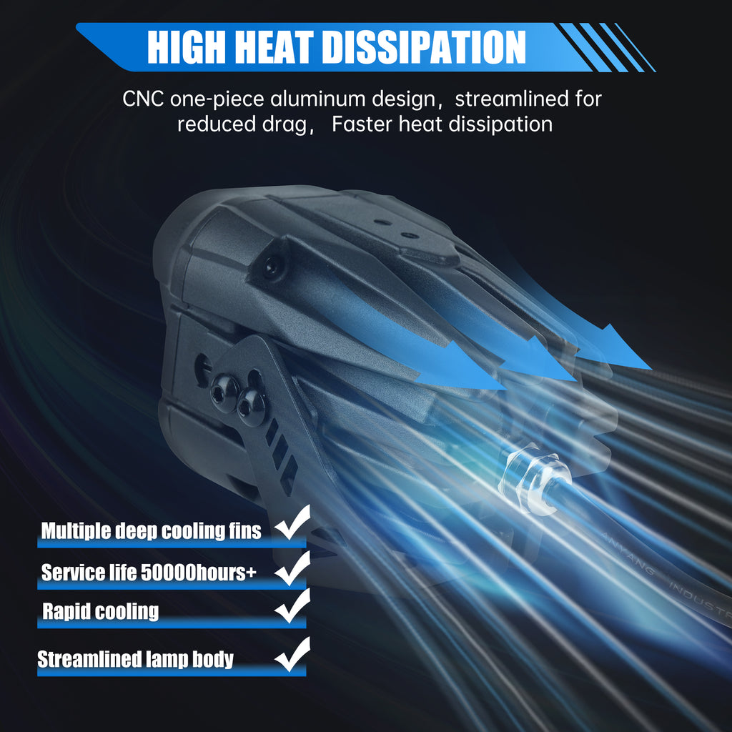 A-Pillar Spotlight Compatible avec les camions Ford Etc VTT Moto