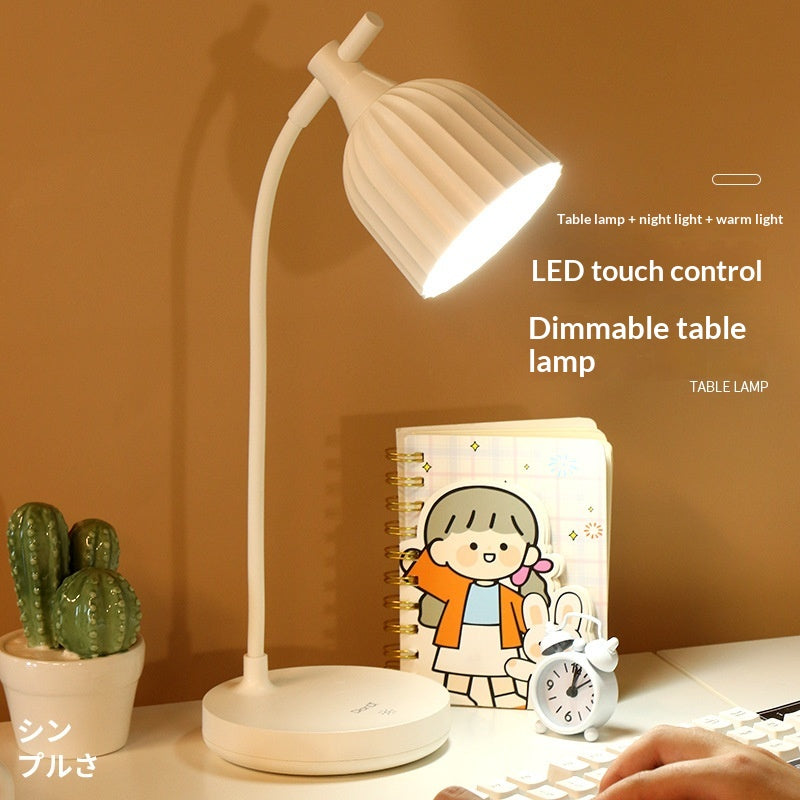 Fashionable et simple charge tactile LED lampe de bureau variable