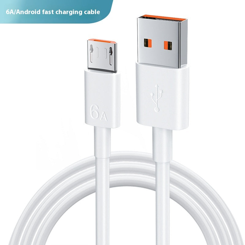 6A câble de données de charge rapide super approprié pour TYPE-C sans boîte