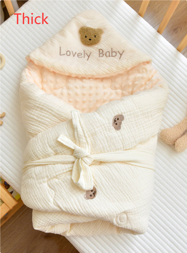 Couverture de swaddle épaisse pour les bébés pour prévenir le réflexe de démarrage