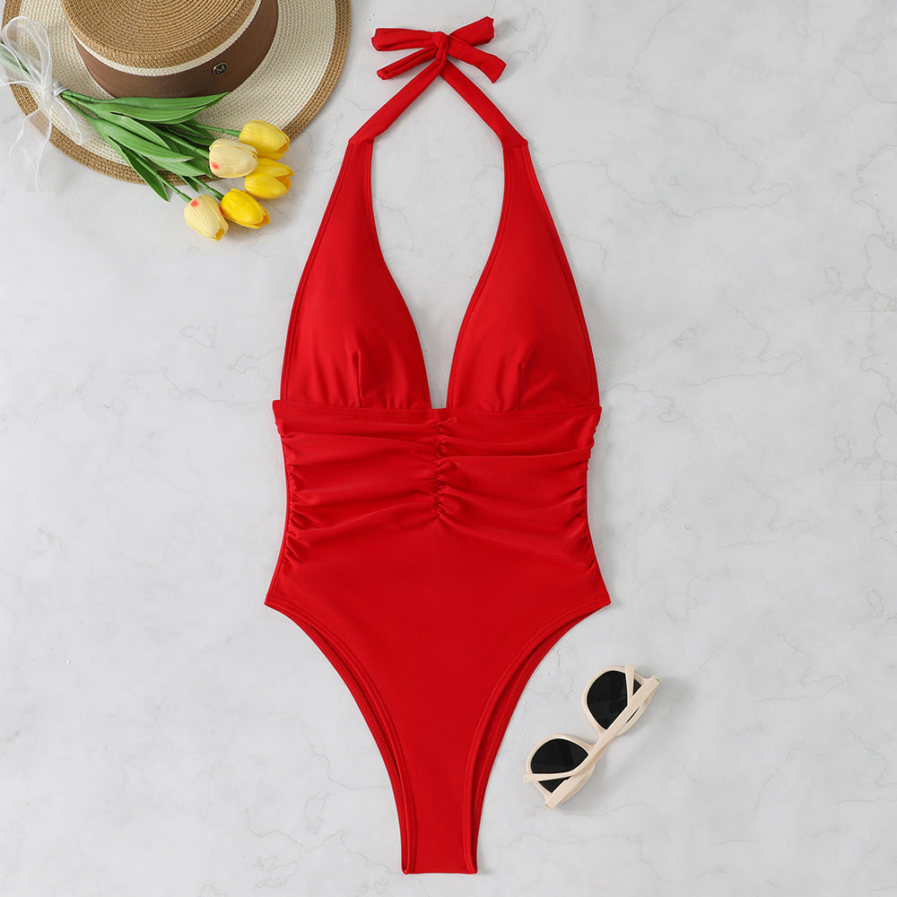 Une pièce de maillot de bain Triangular coupe Beach and Spring