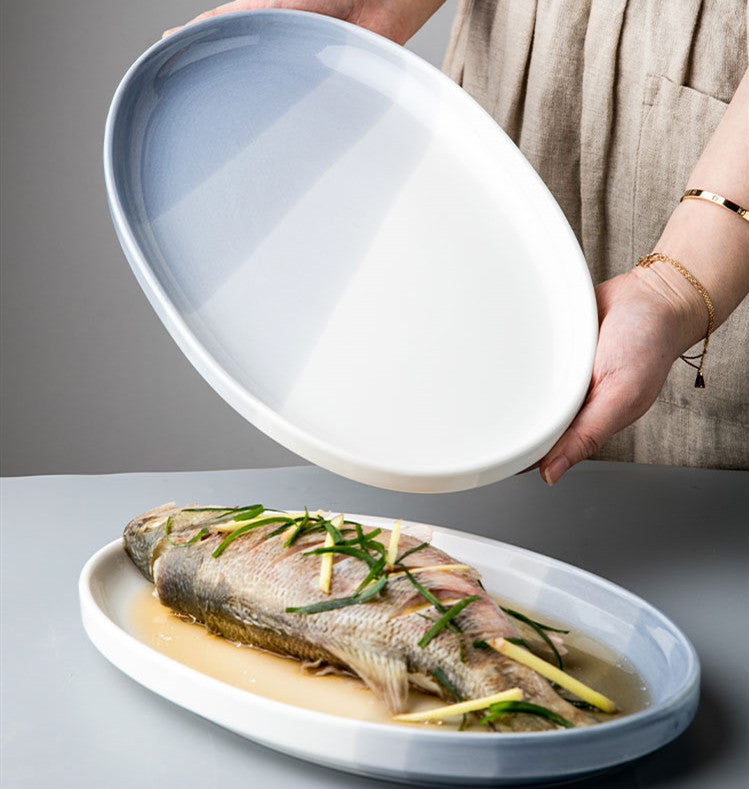 Assiette de poisson en céramique créative Youci Nordic