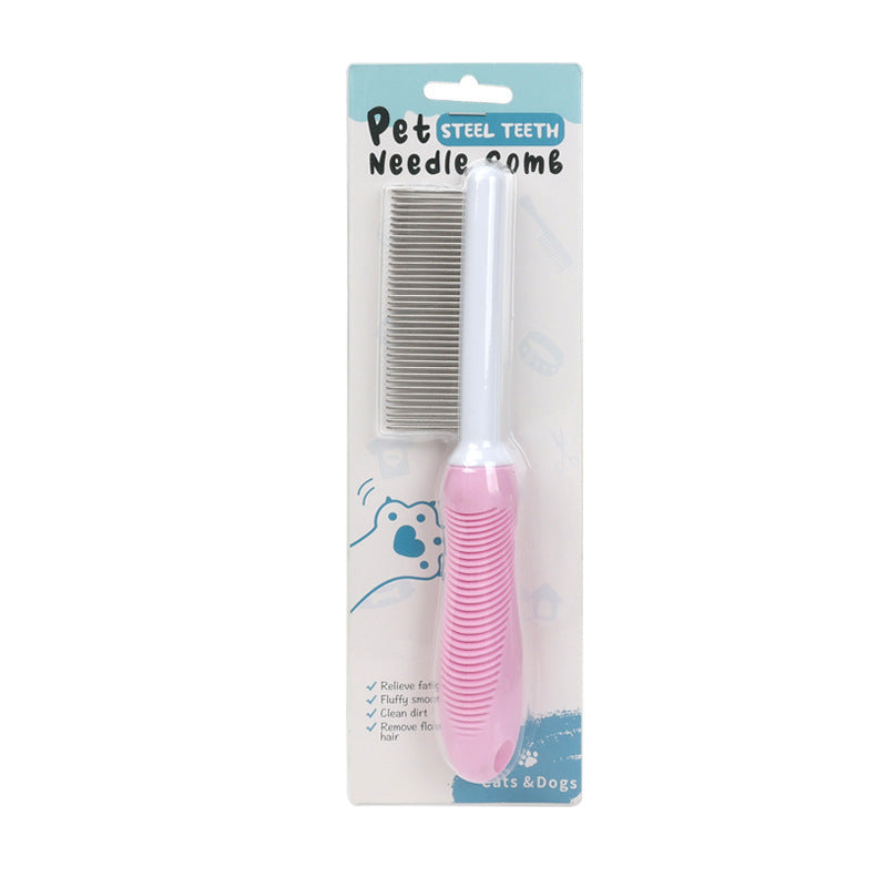 Démanchement de chat et démêlant peigne chien de toilettage et outil de nettoyage