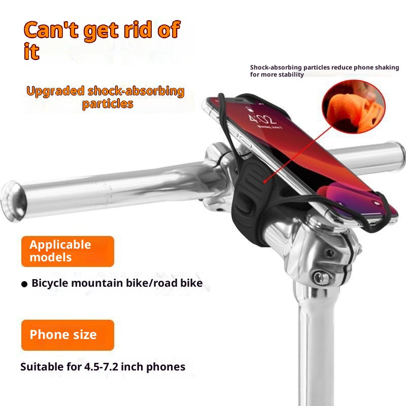 Adjustable road bike phone mount