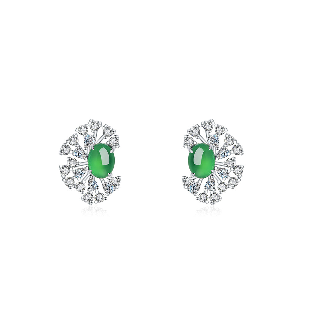 S925 Boucles d'oreilles en acier inoxydable en argent sterling