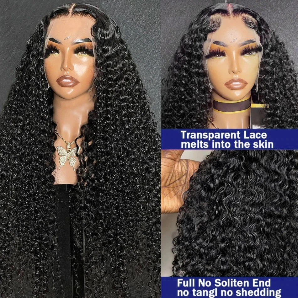 Perruque polyvalente pour cheveux humains et bandeau