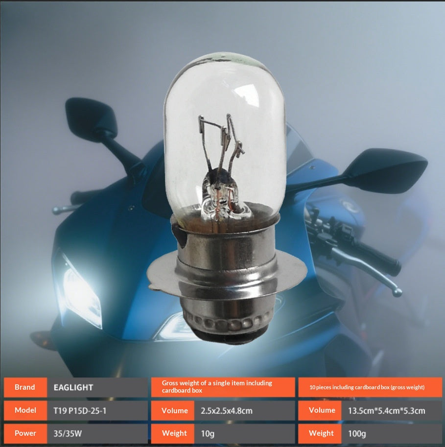 Ampoule de phare de phare de phare de moto Hi-Lo T19