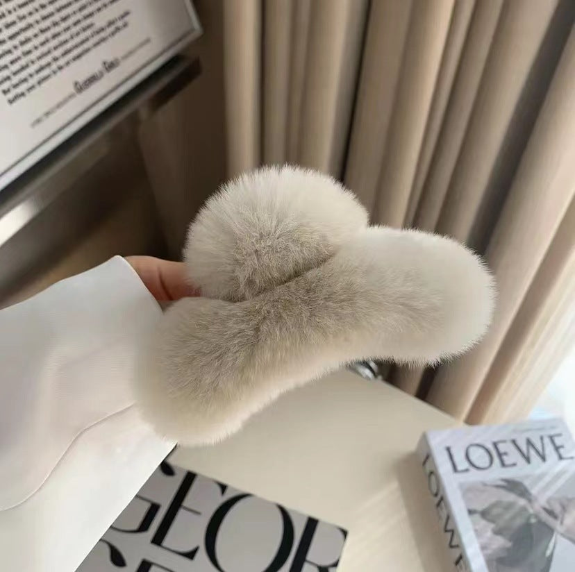 Léopard d'automne et d'hiver Imprimer Grand Rex lapin fourrure cheveux griffe