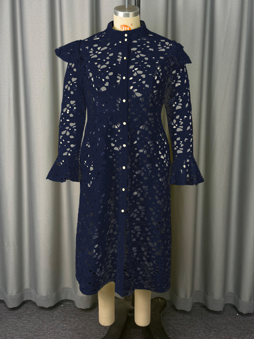 Dentelle Manteau Demi Col Tortue Cardigan Intérieur Robe d'usure