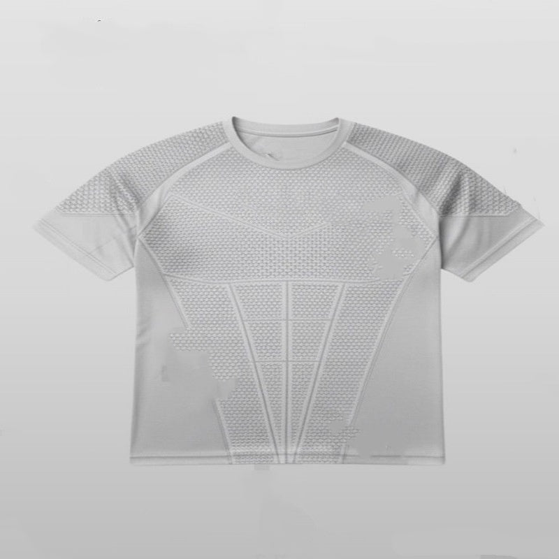 T-shirt homme pour le sport et la remise en forme Séchage rapide Breathable Stretchy and Slim-fit