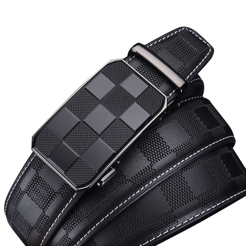 Ceinture en cuir automatique pour hommes