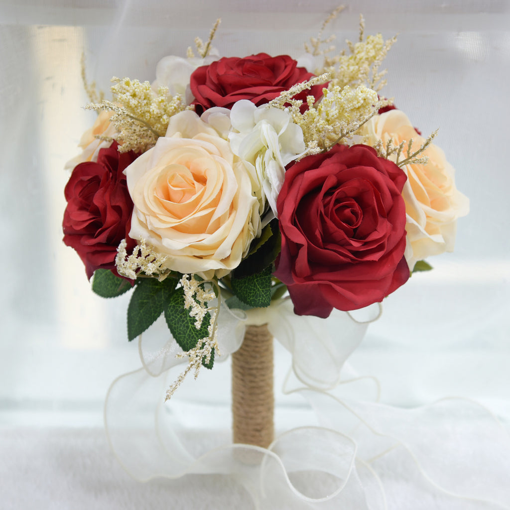Simulation Outdoor Series Hand Bouquet Photographie Props Mariée Accessoires de mariage
