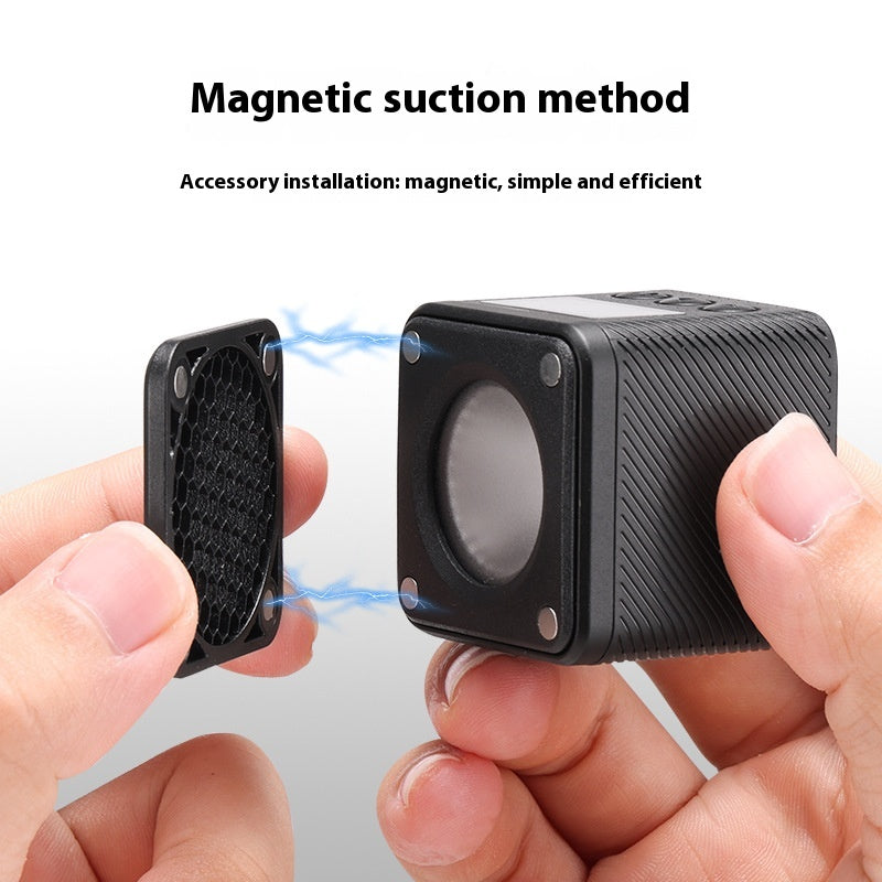 Full Color Mini Lithium Magnétique Caméra Lumière de remplissage