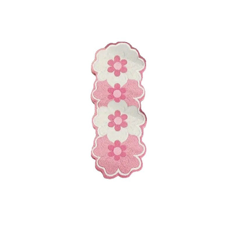 Irrégularité Floral Faux Cashmere Rug pour la chambre