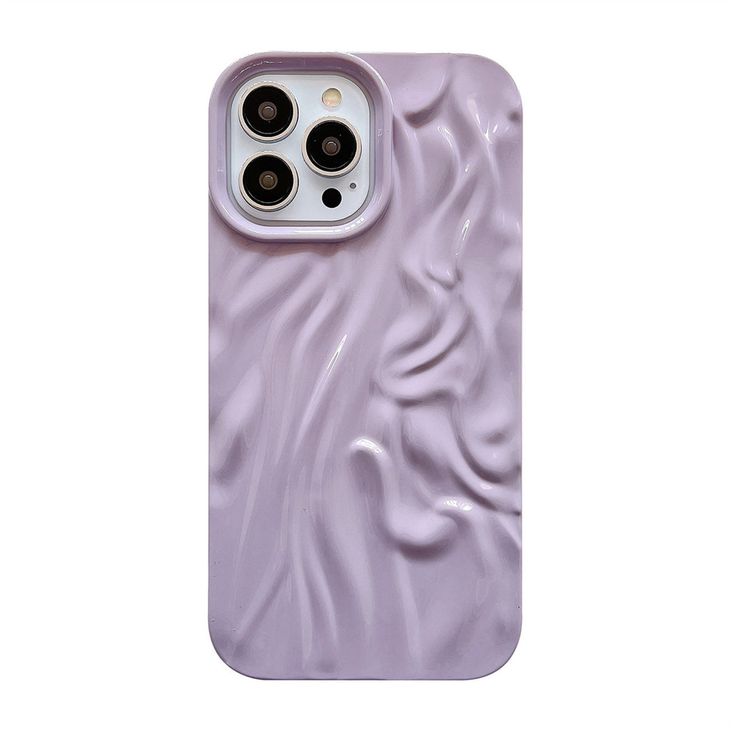 Boîtier de téléphone en silicone de haute qualité en couleur solide