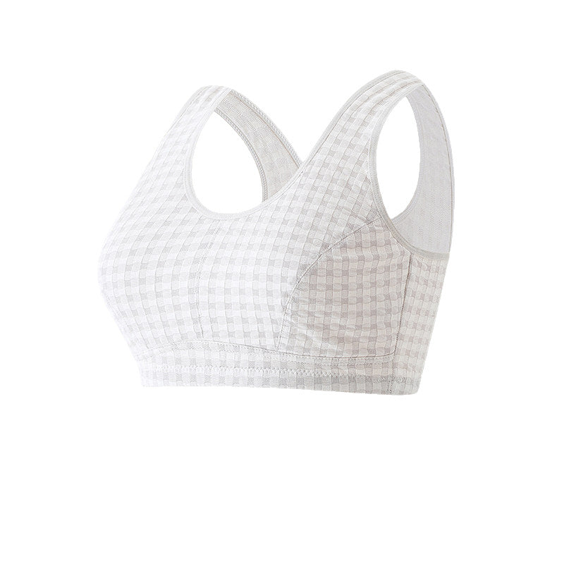 Soutien-gorge en coton pour femmes d'âge moyen