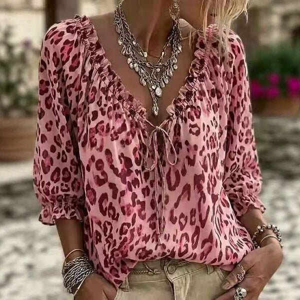 Women's mid-sleeve top