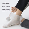 Hommes Court Printemps Été Mesh Respirant Sans couture Coton pur Hommes Chaussettes
