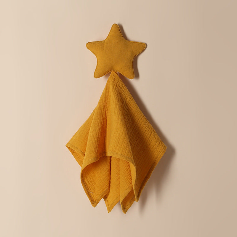 Serviette époustouflante en coton Gauze-1 an bébé Coax Nap Sleep Hand Puppet